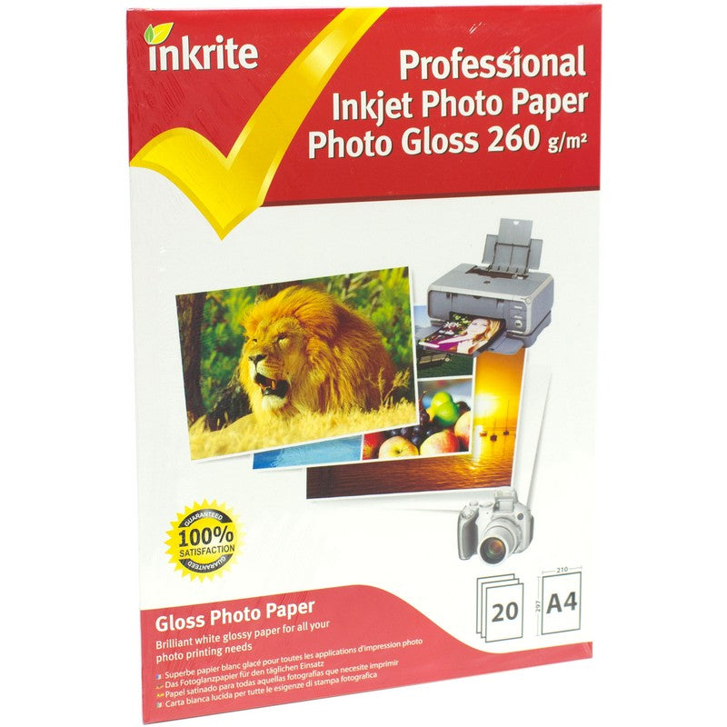 PhotoPlus Professional Paper Photo Gloss 260gsm A4 (20 sheets)