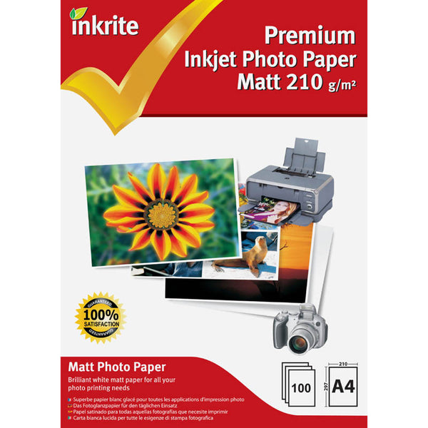 Inkrite PhotoPlus Premium Paper Matt 120gsm A4 (100 sheets)